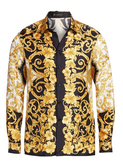 versace clothing prices|versace shirt men's price.